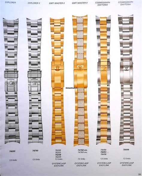 lettera clasp rolex oro|rolex bracelet reference number.